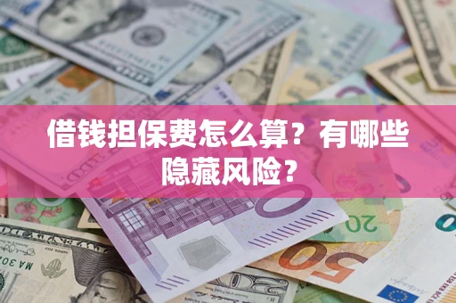 济南借钱担保费怎么算？有哪些隐藏风险？